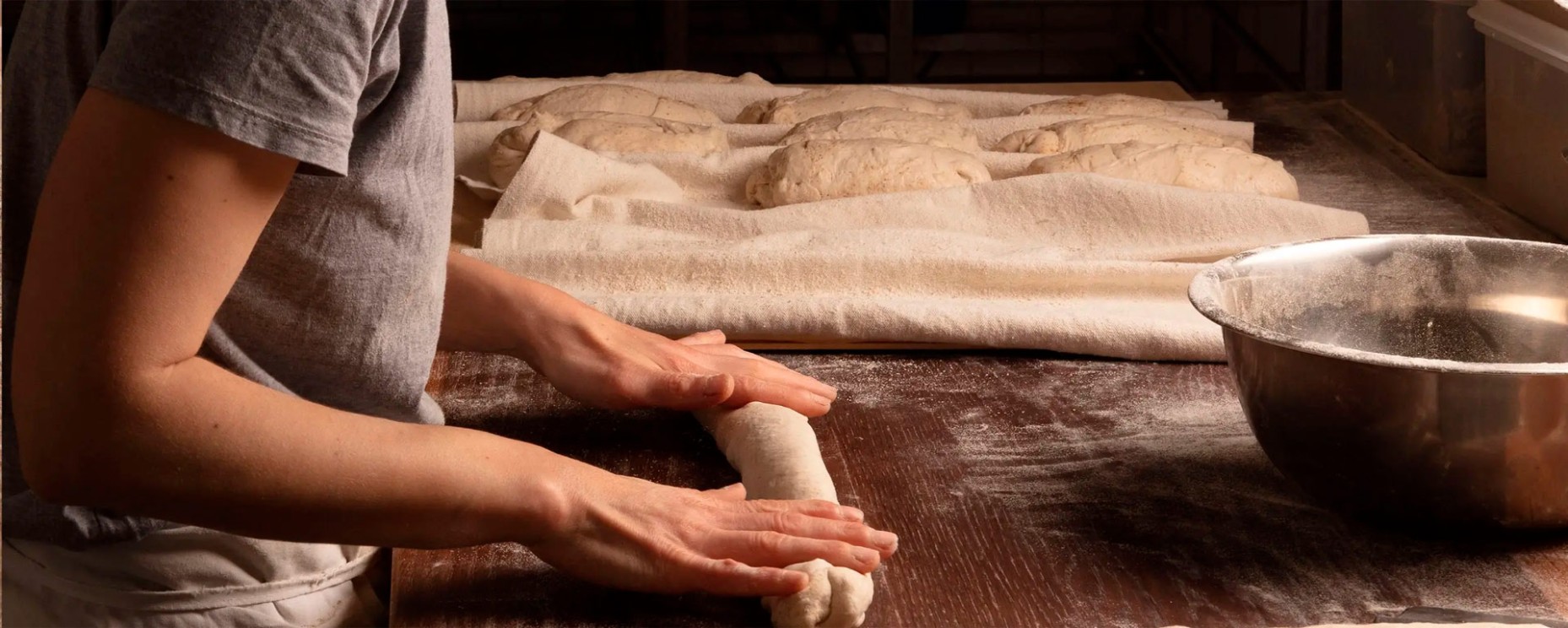 Panes elaborados con masa madre <br>y proceso de larga fermentación</span>
